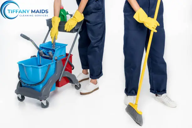 NDIS registered cleaners completing a deep clean